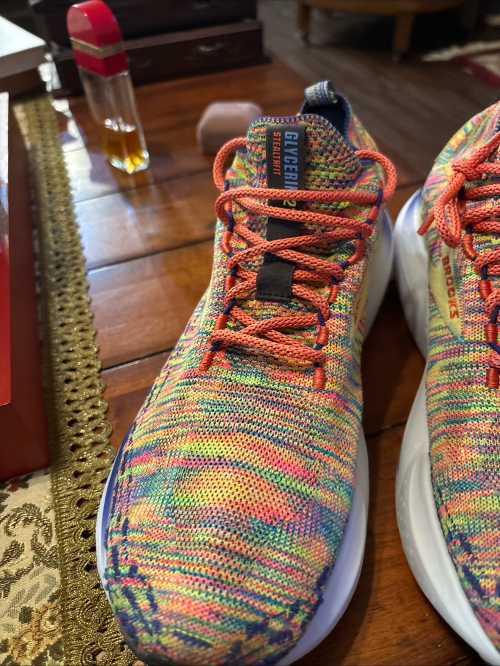 Brooks Glycerin StealthFit 21 Handspun Women’s 11 B Multicolor Running Shoes